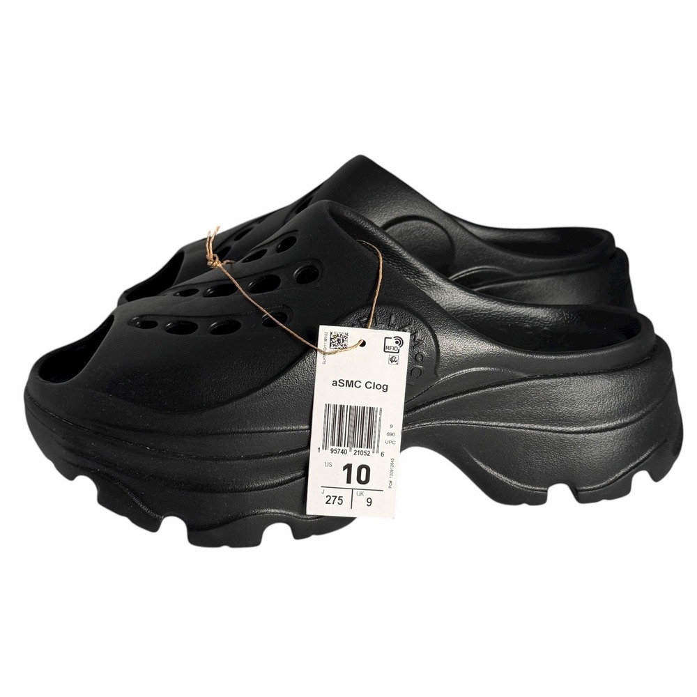 New Women's Size 10 Adidas aSMC x Stella McCartney Black Clogs GW2050 New